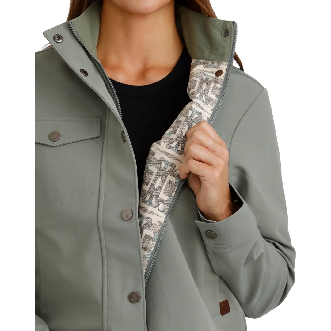 Cinch Women's Chore Bonded Jacket-Green