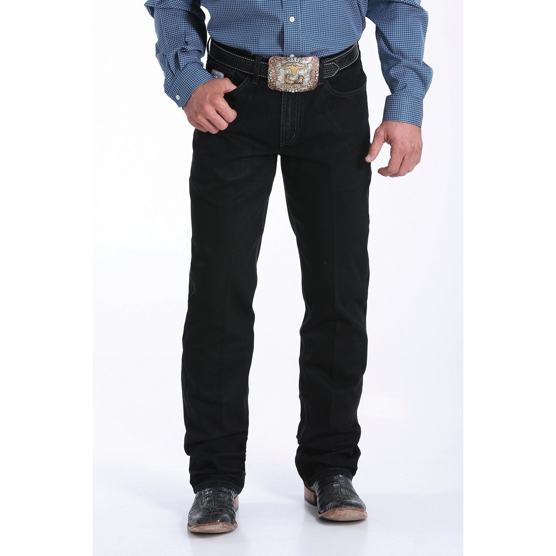 MEN'S CINCH SLIM FIT SILVER LABEL - BLACK