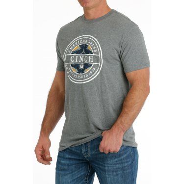 MEN'S CINCH AMERICAN BRAND CINCH TEE - GRAY