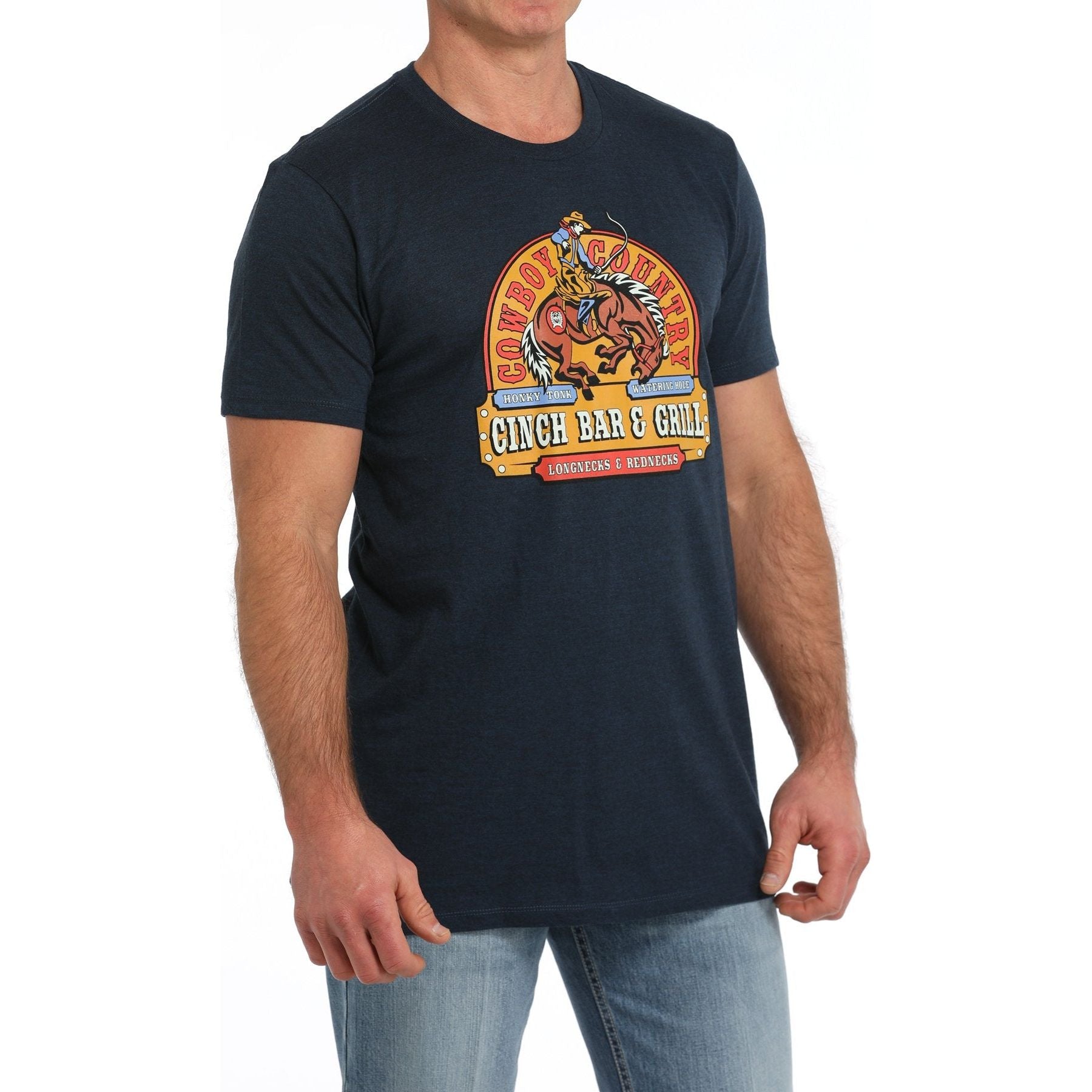 Men's Cinch Bar and Grill Tee - Navy