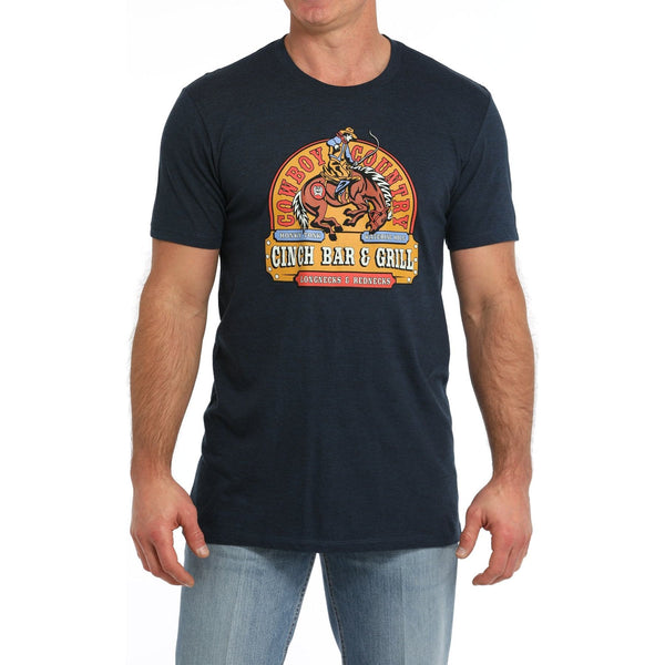 Men's Cinch Bar and Grill Tee - Navy