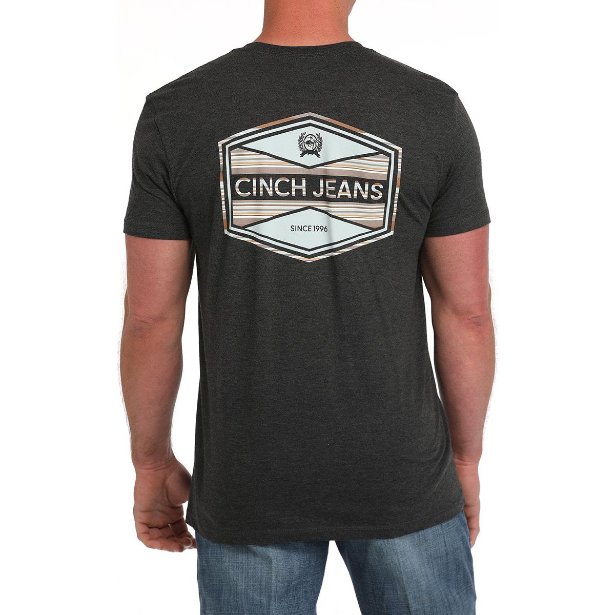 MEN'S CINCH LOGO TEE - BLACK