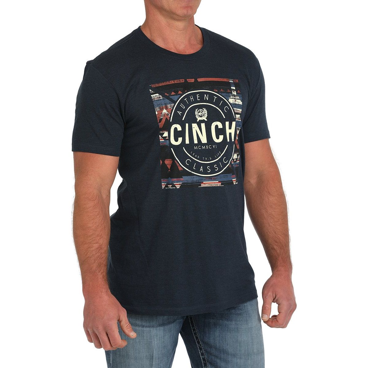 MEN'S CINCH AUTHENTIC CLASSIC TEE - NAVY