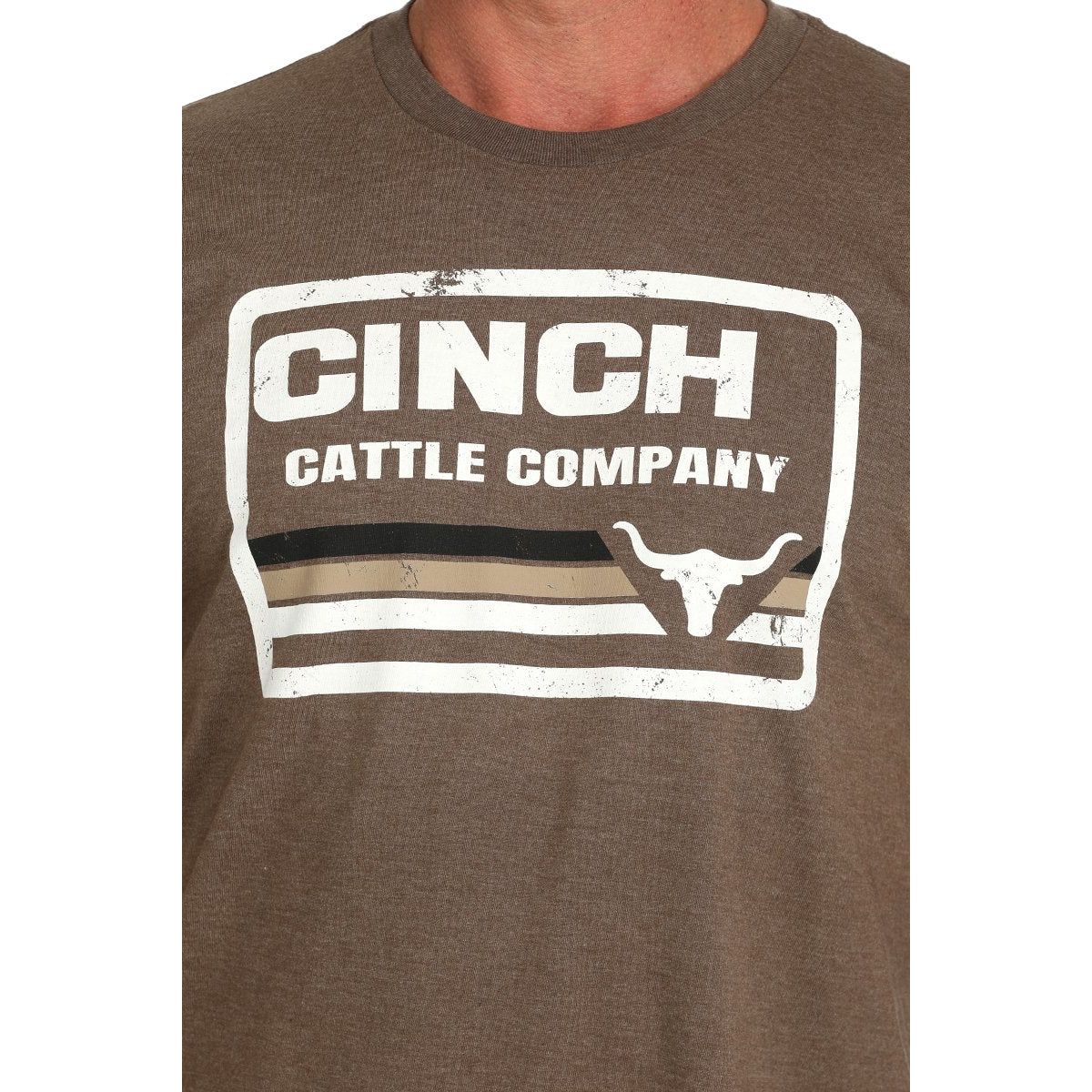 MEN'S CINCH CATTLE COMPANY TEE - BROWN