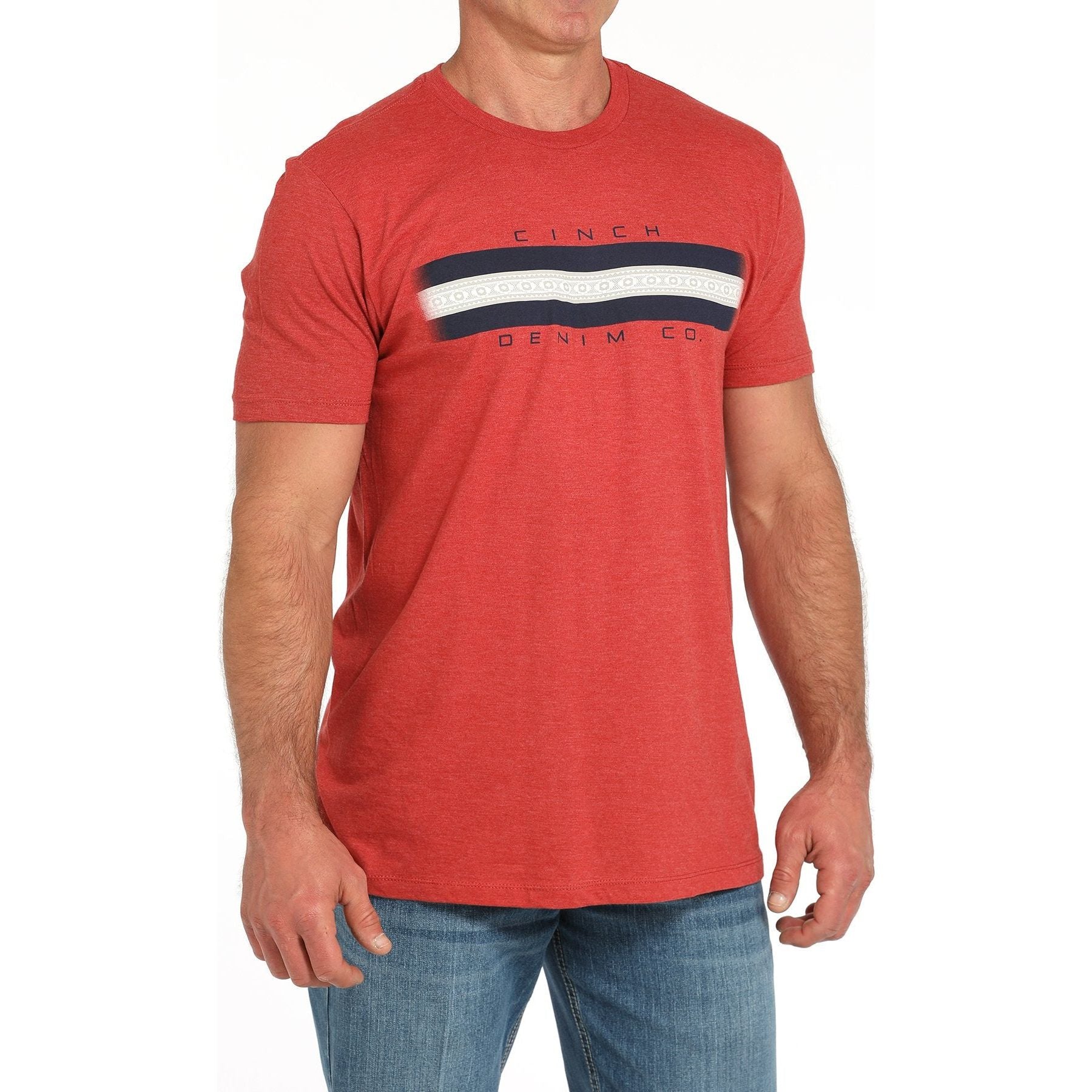 Men's Cinch Denim Co. T-shirt-Red