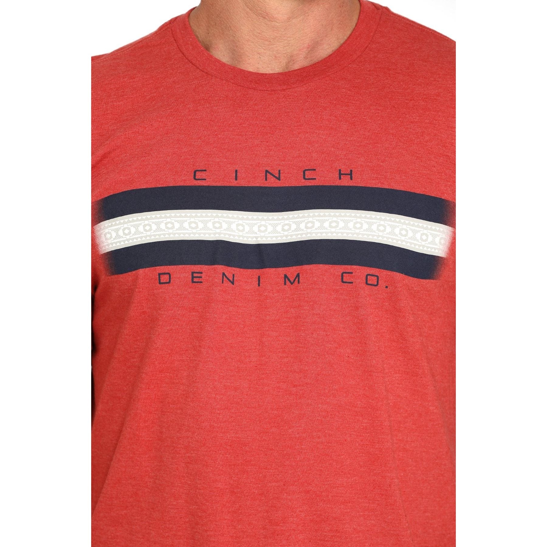 Men's Cinch Denim Co. T-shirt-Red