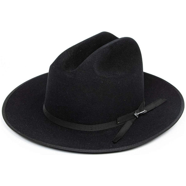 Stetson Open Road Black 6X Beaver Felt Hat