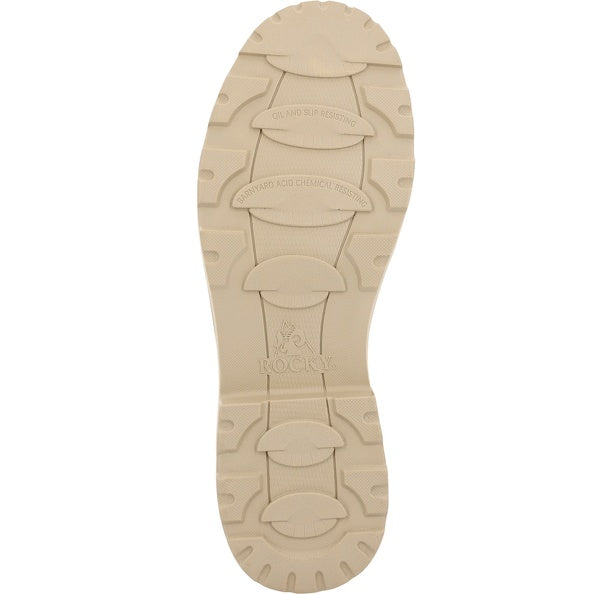 Men's Rocky Rams Horn 11" Waterproof Pull-On Work Boot-Brown