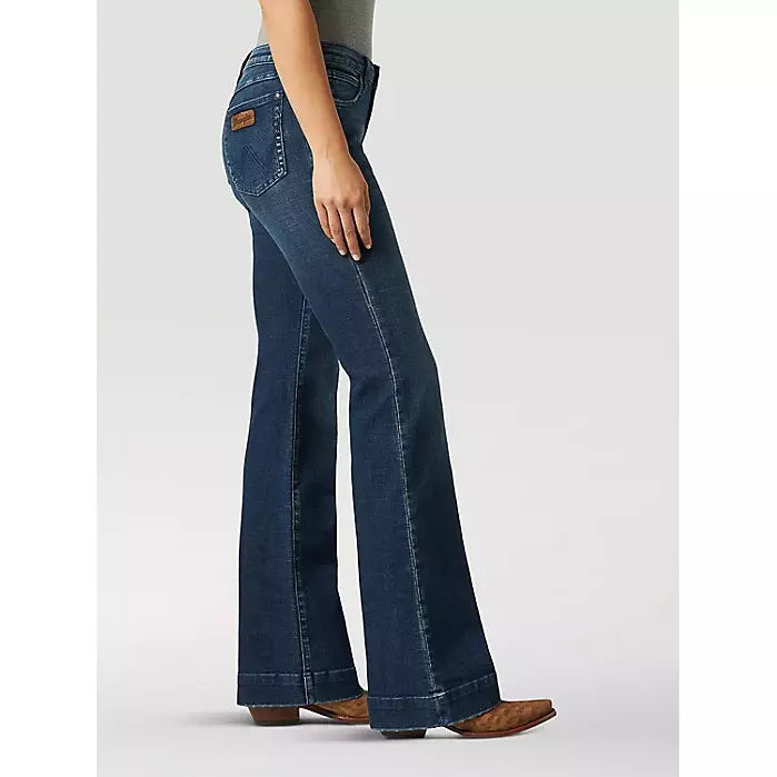 WOMEN'S WRANGLER RETRO® MAE WIDE LEG TROUSER JEAN IN SOPHIA