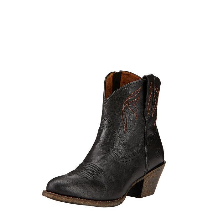 Ariat Women's Darlin Western Boot Old Black - CWesternwear