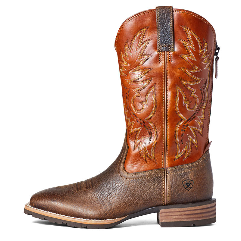 Ariat Hybrid Sole Big Boy Western Dark Brown Boot