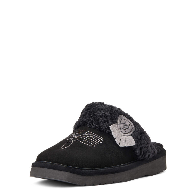 Women's Ariat Jackie Square Toe Slipper-Black