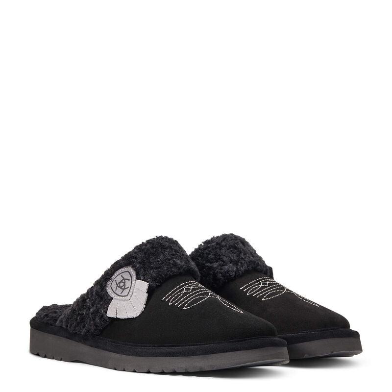 Women's Ariat Jackie Square Toe Slipper-Black