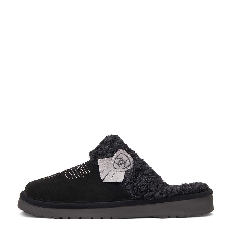 Women's Ariat Jackie Square Toe Slipper-Black