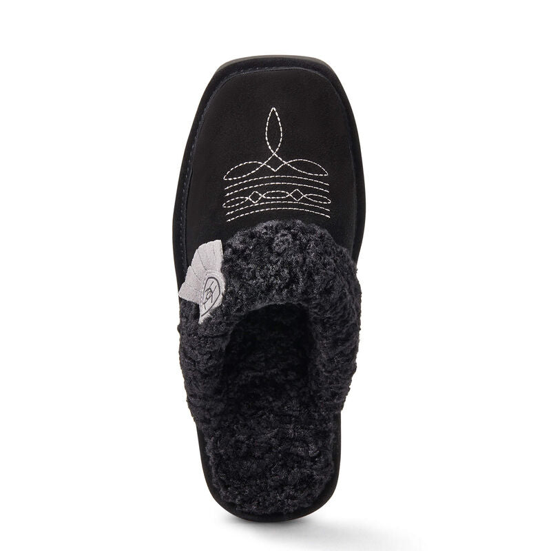 Women's Ariat Jackie Square Toe Slipper-Black