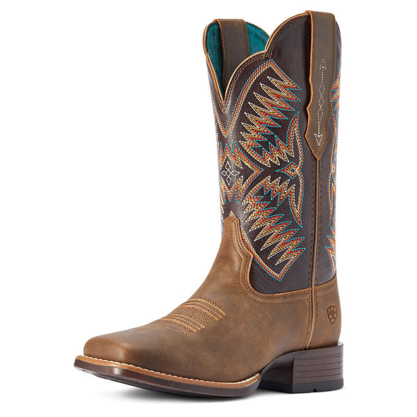 Women's Ariat Odessa StretchFit Western Boot - Fateful Brown