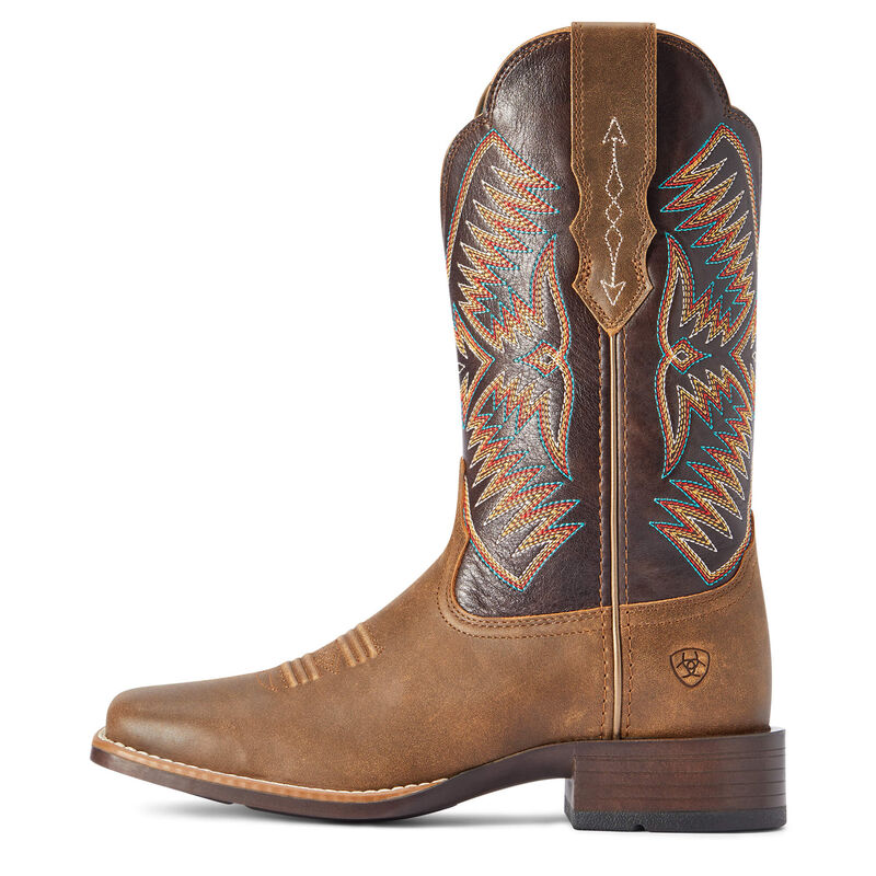 Women's Ariat Odessa StretchFit Western Boot - Fateful Brown