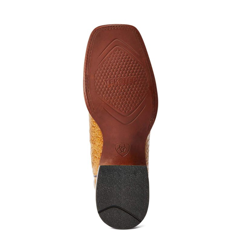 Mens Ariat Gunslinger Western Boot - HONEYCOMB CAIMAN BELLY