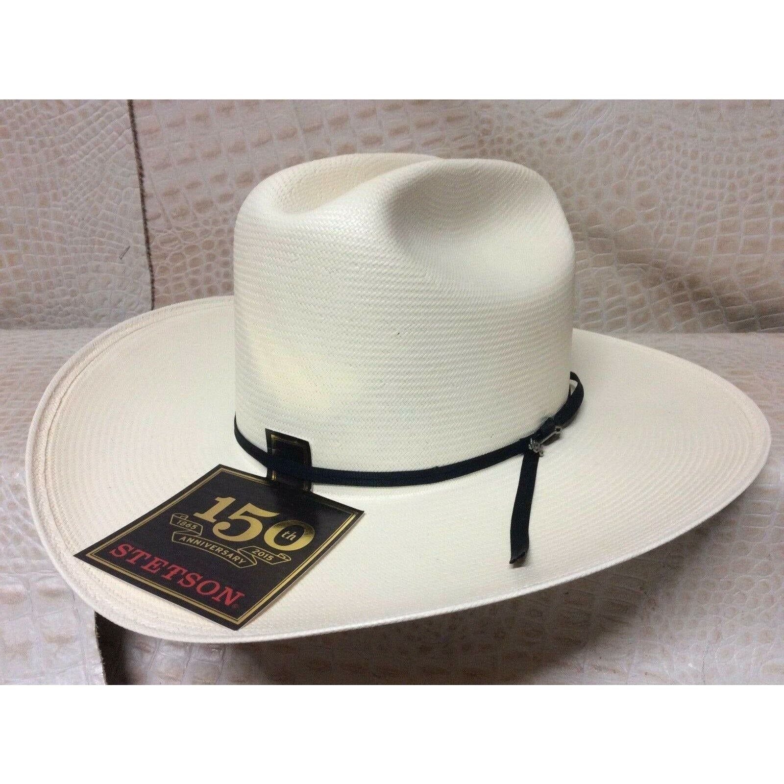 Stetson 100X Rancher Western Classic Cowboy Straw Hat 4 Inch Brim - CWesternwear