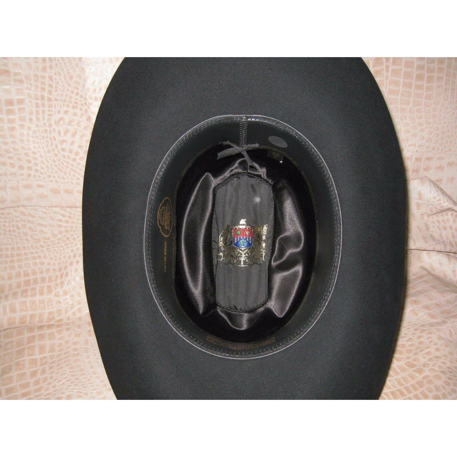 New Stetson Western Wear Cowboy 100x Black El Presidente Beaver & Cashmere Hat - CWesternwear