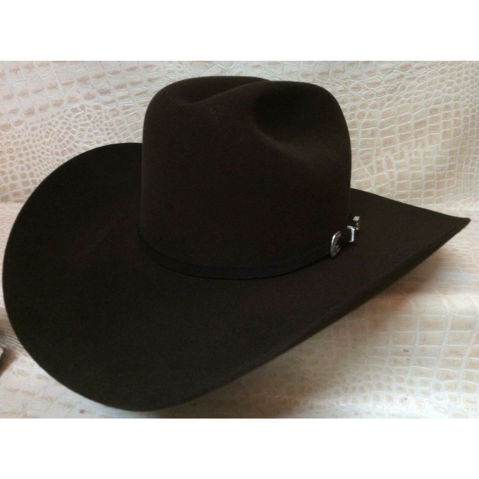 New Stetson Skyline Chocolate Brown 6X Beaver Felt Western Cowboy Rodeo Hat - CWesternwear