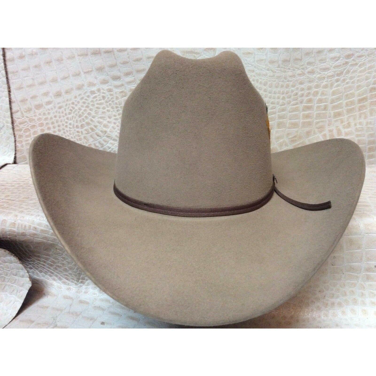 Stetson Rancher Sahara 6X Beaver Fur Felt Western Cowboy Hat Rodeo - CWesternwear