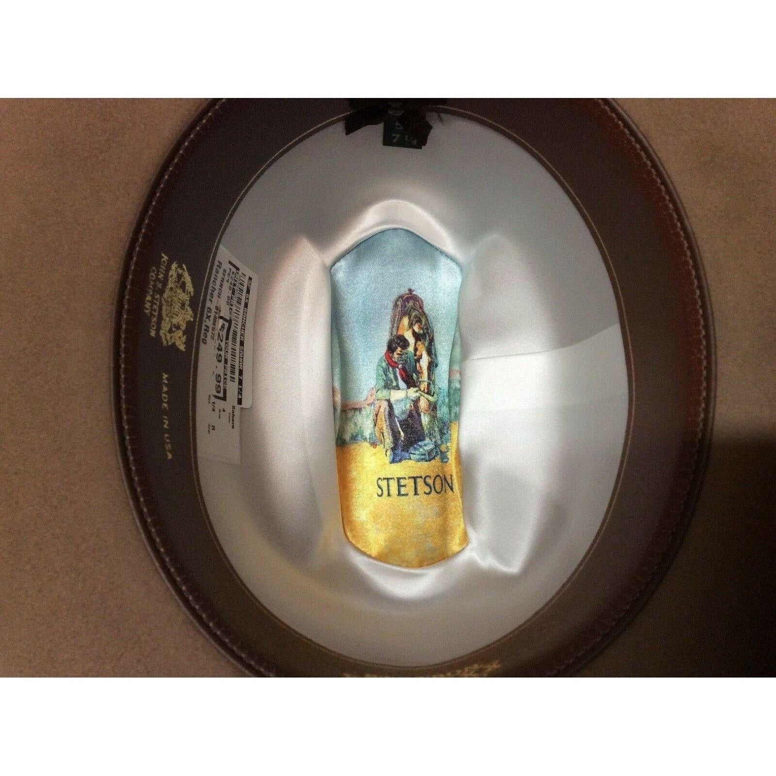 Stetson Rancher Sahara 6X Beaver Fur Felt Western Cowboy Hat Rodeo - CWesternwear