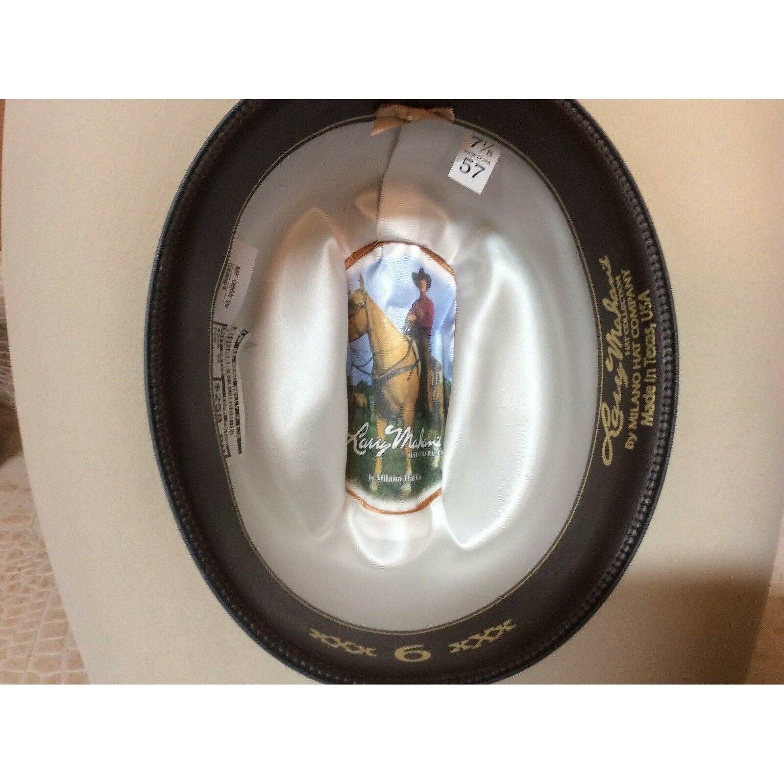 New Mens Larry Mahans Belly 6X Beaver Fur Felt Western Cowboy Hat - CWesternwear