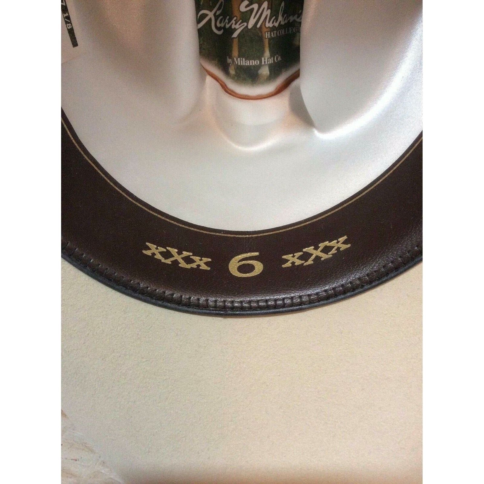 New Mens Larry Mahans Belly 6X Beaver Fur Felt Western Cowboy Hat - CWesternwear