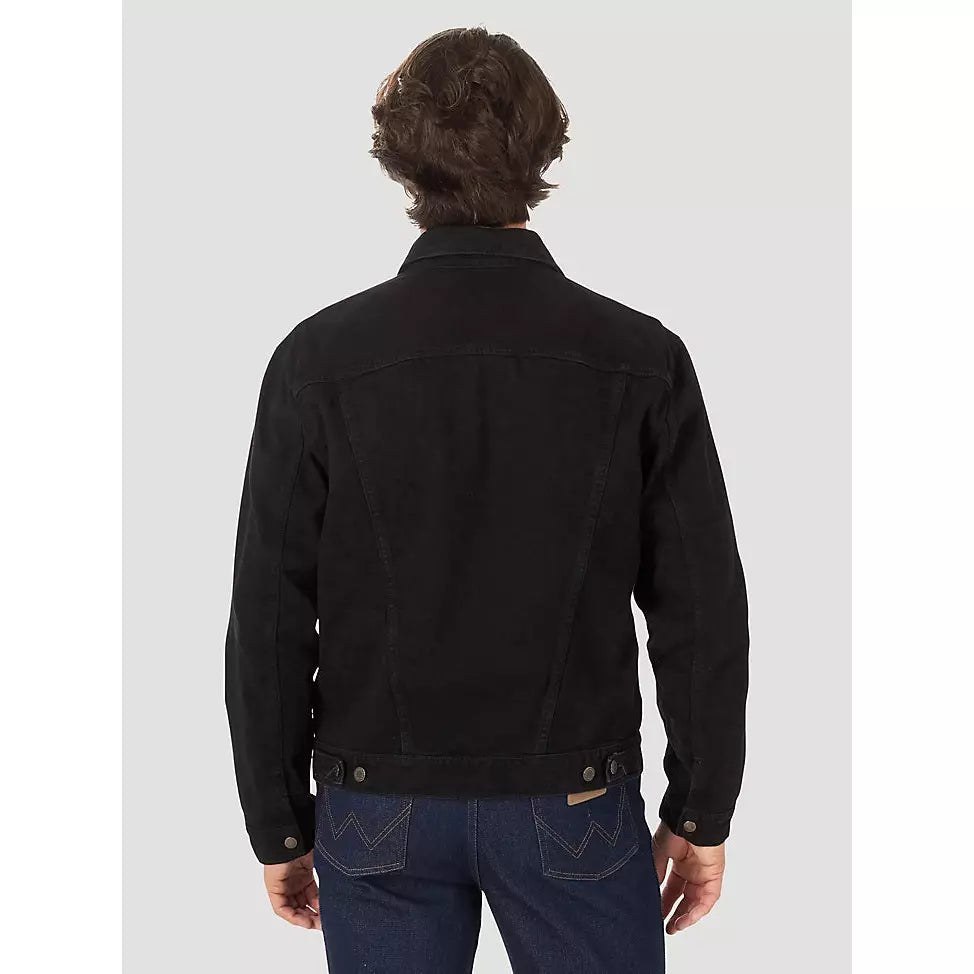 WRANGLER® COWBOY CUT® UNLINED DENIM JACKET IN SHADOW BLACK