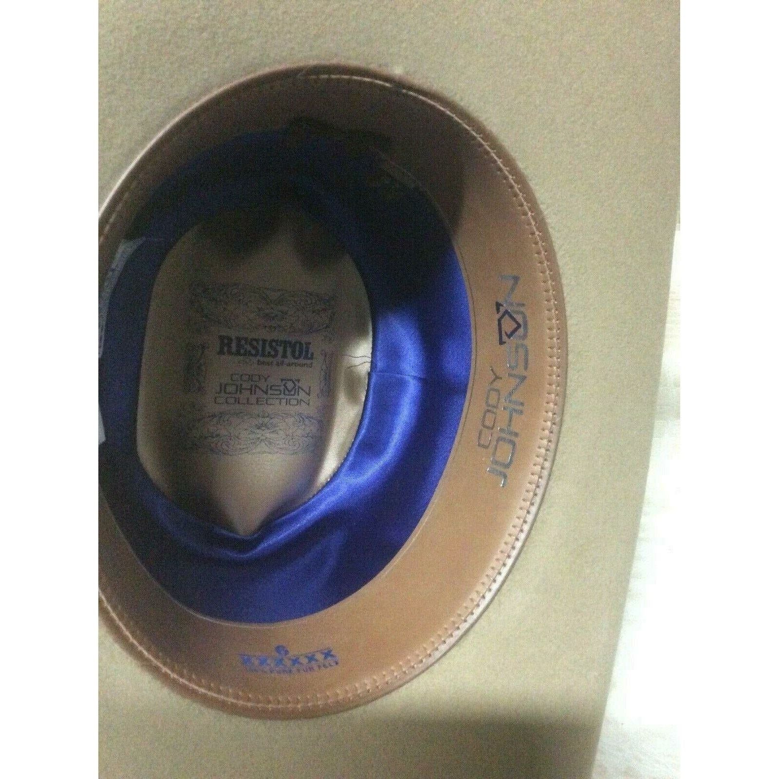 Resistol SP Cody Johnson Sahara 6X Beaver Fur Felt Cowboy Hat Rodeo Stetson - CWesternwear