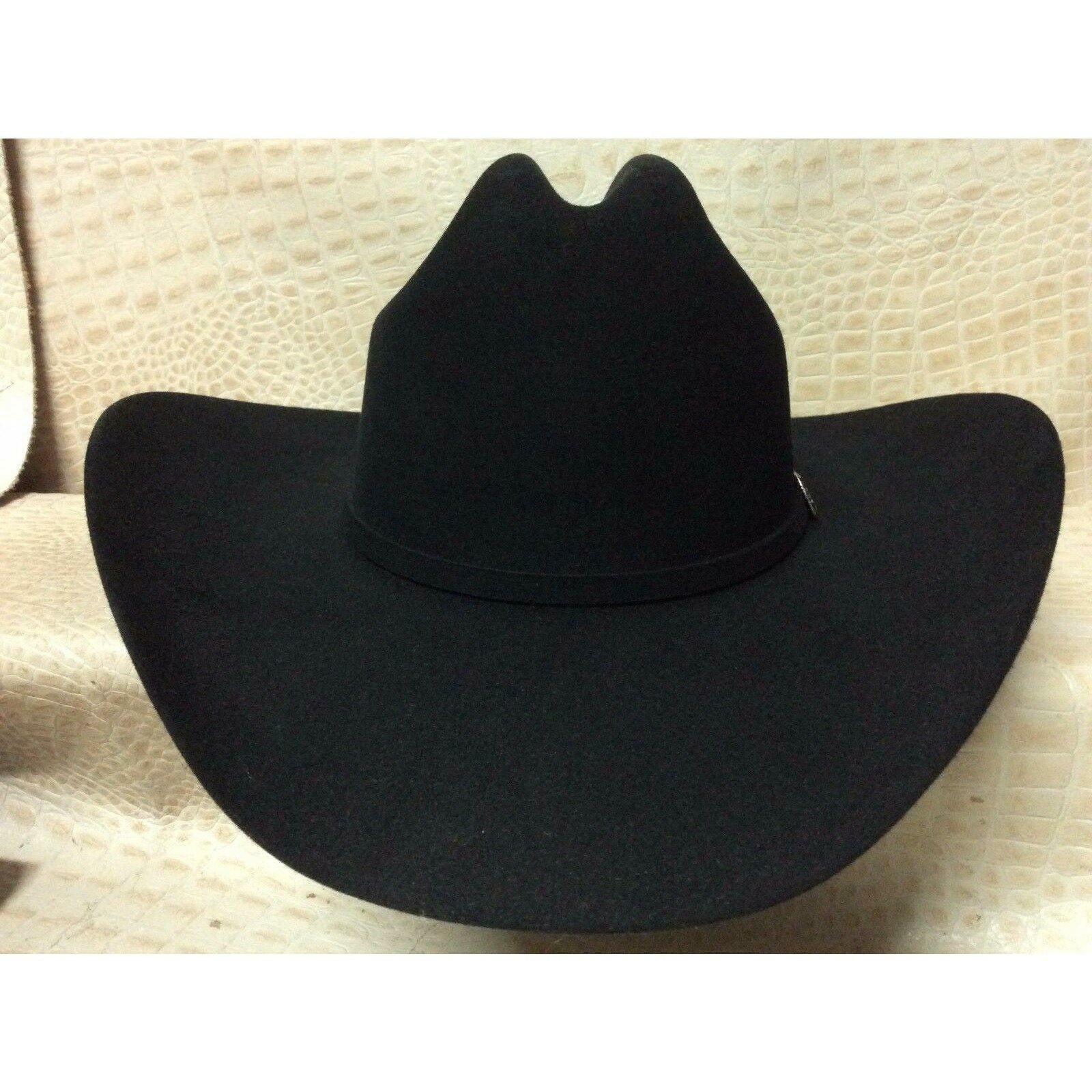 New Stetson Skyline Black 6X Beaver Fur Felt Western Rodeo Riding Cowboy Hat - CWesternwear