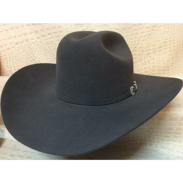 Stetson Skyline Granite Grey 6X Beaver Fur Felt Western Rodeo Cowboy Hat