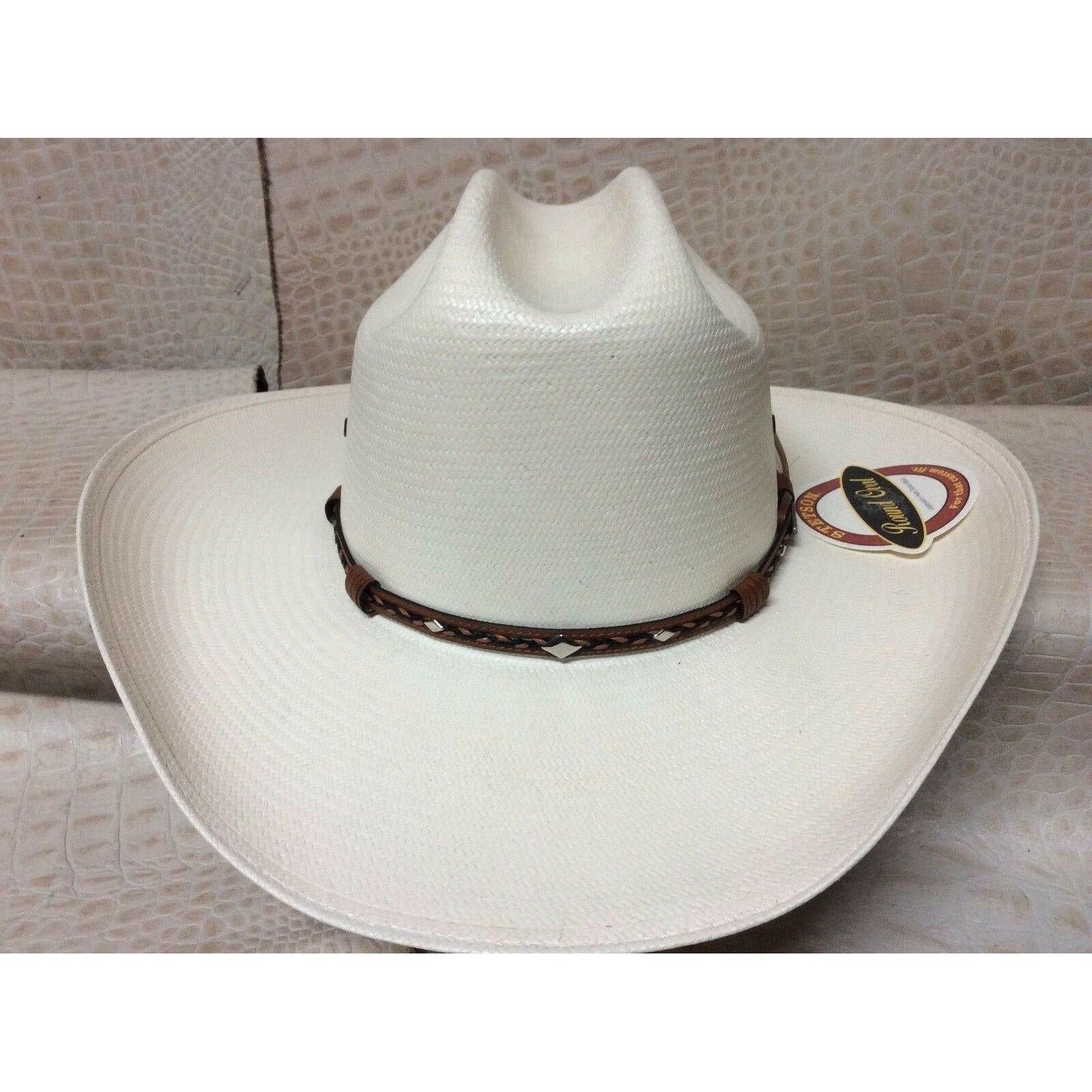 Stetson 8x Ocala Western Classic Cowboy Straw Hat 4 Inch Brim - CWesternwear