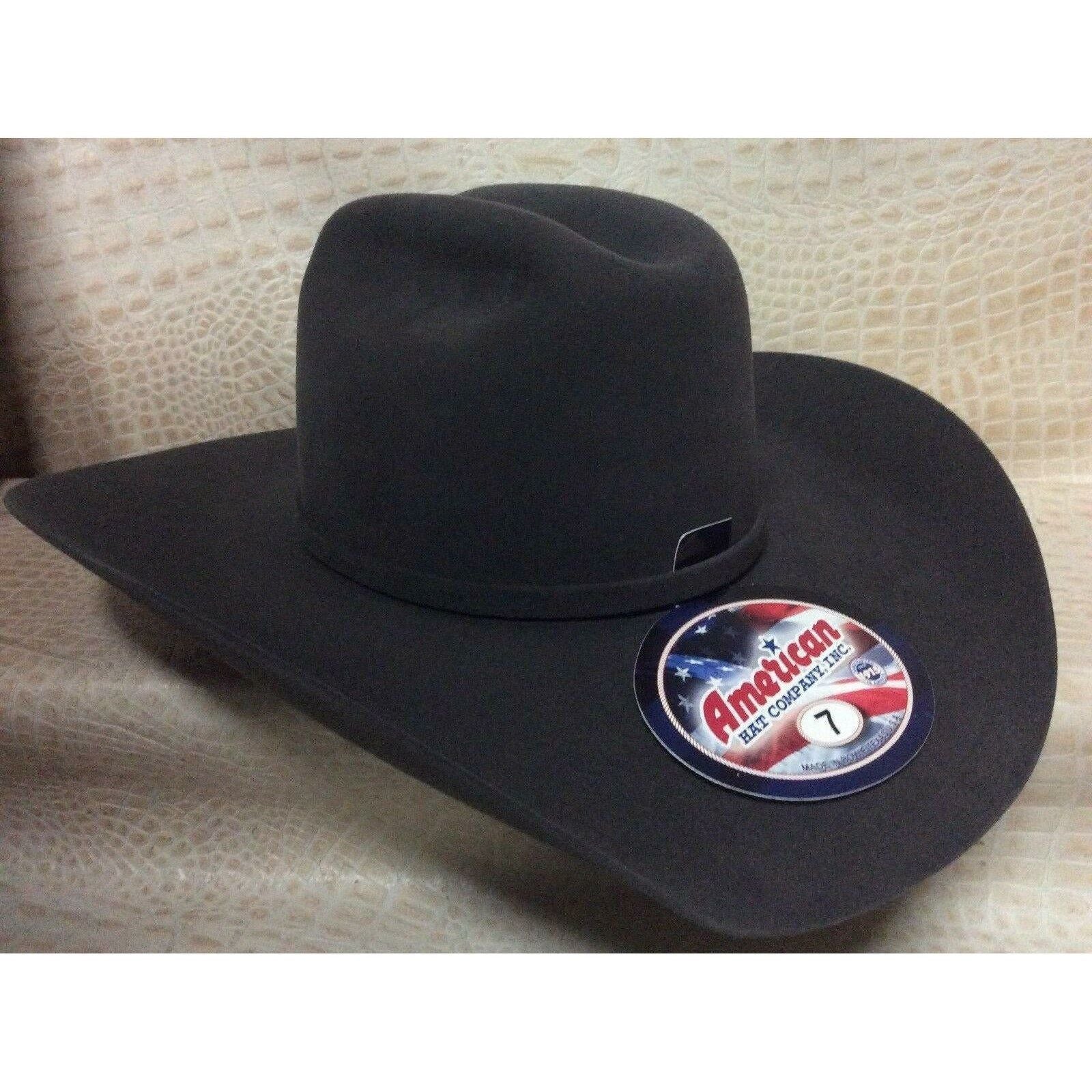 American Hat Co. Steel 7X Beaver Fur Felt Cowboy Hat Western Rodeo Stetson - CWesternwear