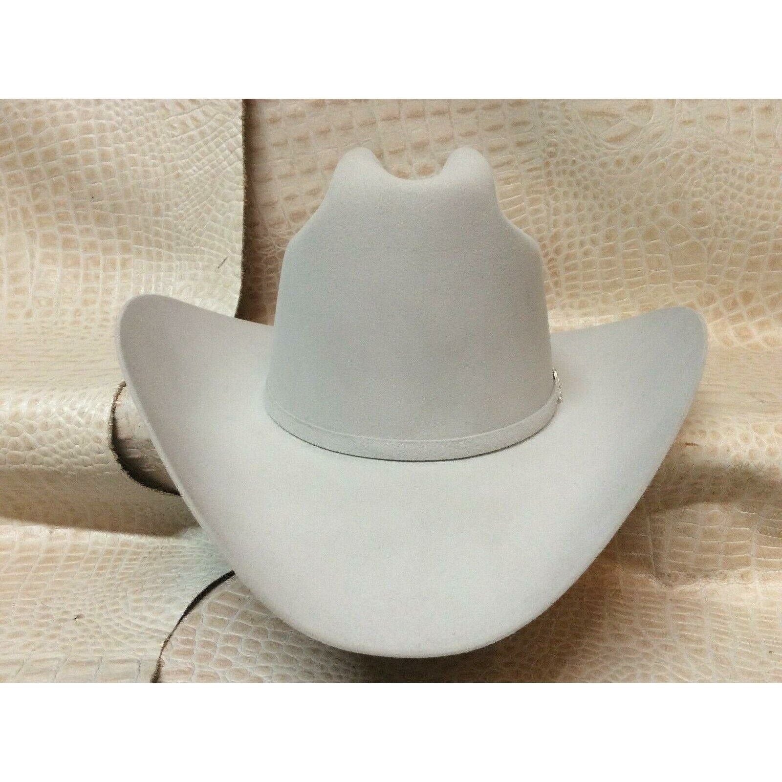 30X Stetson El Patron Mist Grey Beaver Fur Felt Western Cowboy Hat - CWesternwear