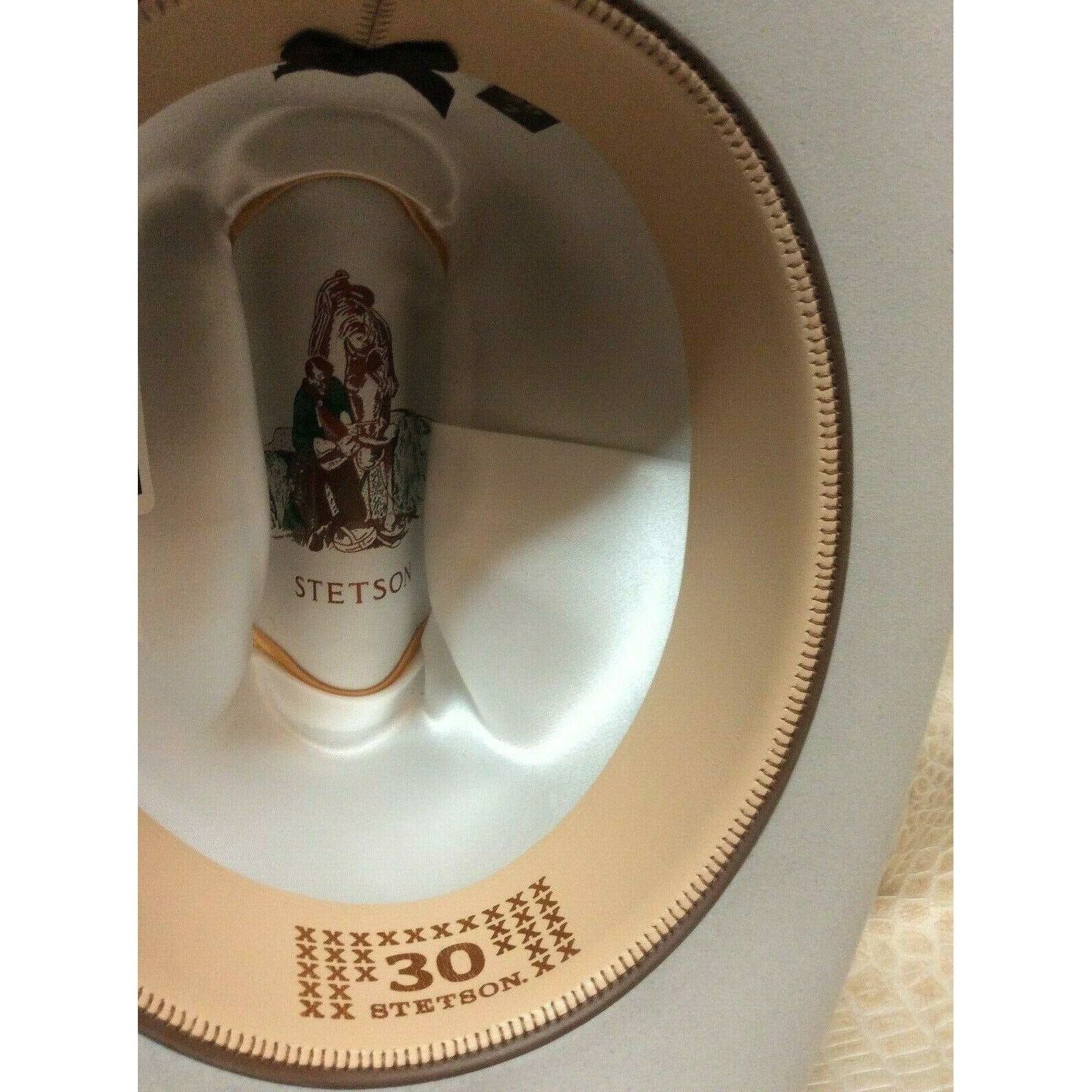 30X Stetson El Patron Mist Grey Beaver Fur Felt Western Cowboy Hat - CWesternwear