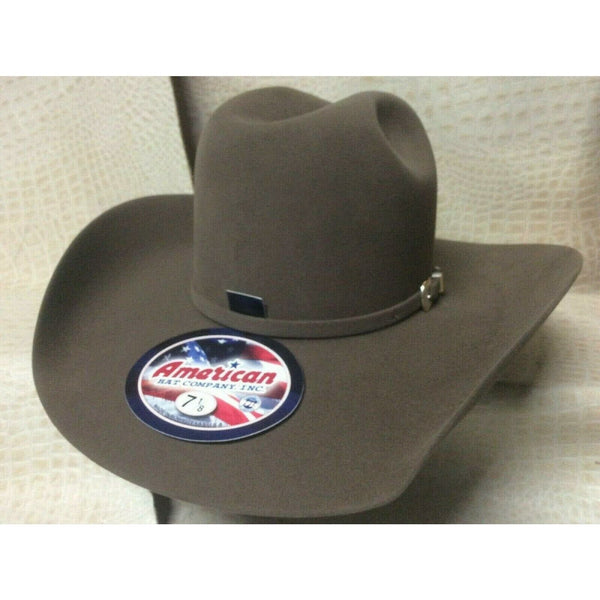 American Hat Co. Pecan 10X Beaver Fur Felt Cowboy Hat Western Rodeo