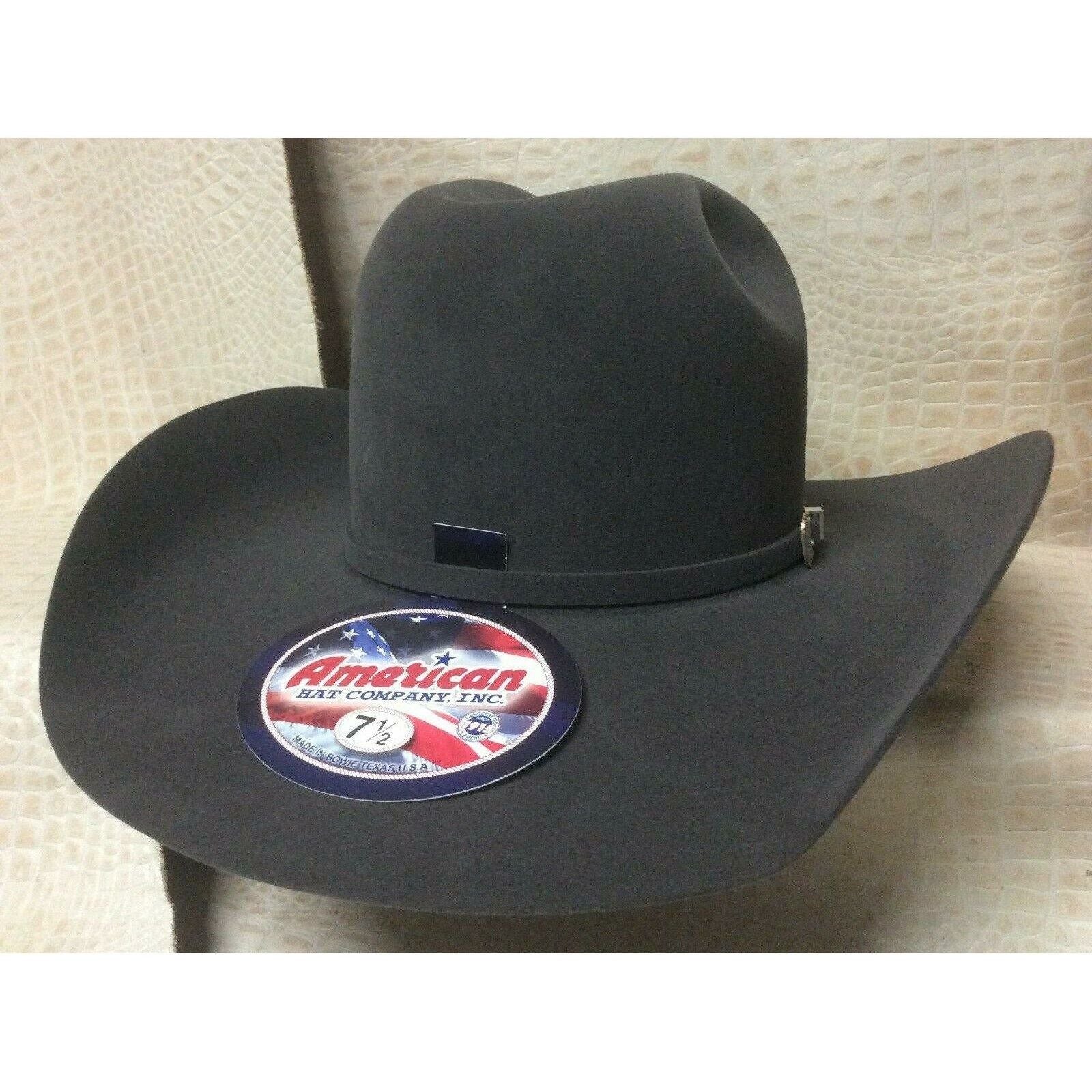 American Hat Co. Steel 10X Beaver Fur Felt Cowboy Hat Western Rodeo - CWesternwear