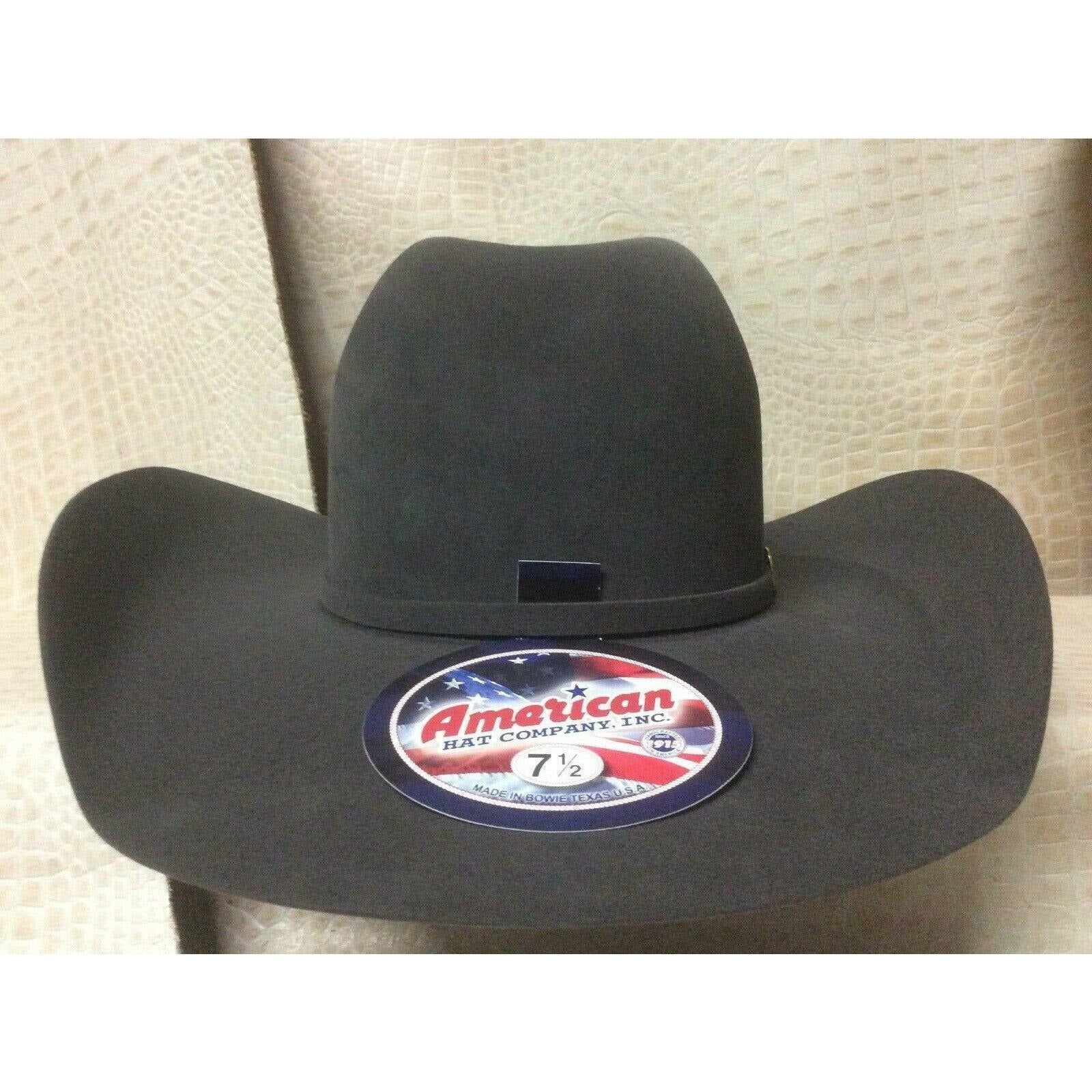 American Hat Co. Steel 10X Beaver Fur Felt Cowboy Hat Western Rodeo - CWesternwear