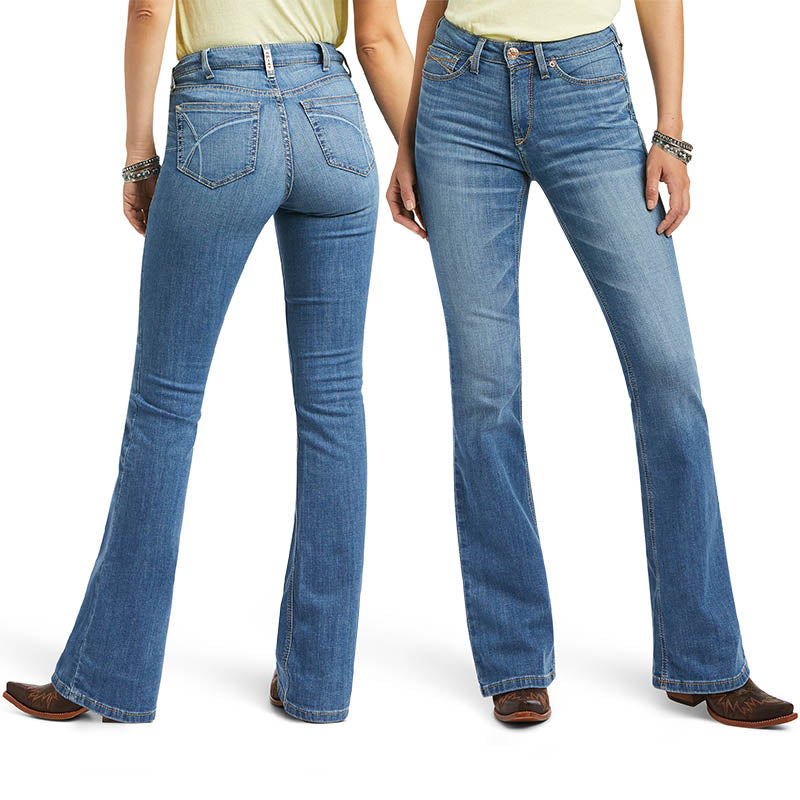 Women's Ariat R.E.A.L. High Rise Daniela Boot Cut Jean Tennessee