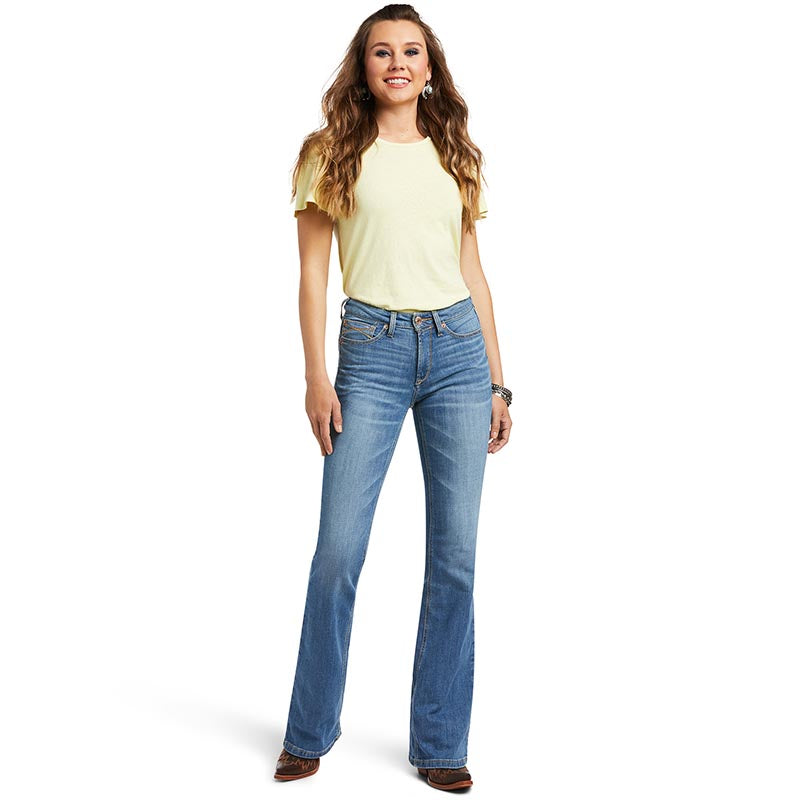 Women's Ariat R.E.A.L. High Rise Daniela Boot Cut Jean Tennessee