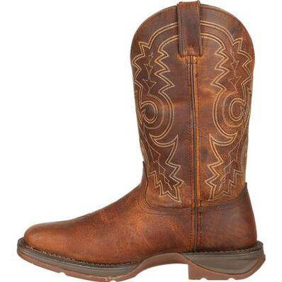 Mens Durango Pull-On Western Brown Tan Leather Cowboy Boot DB4443 - CWesternwear