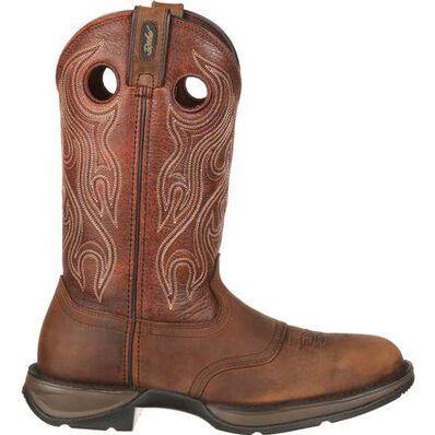 MENS REBEL™ BY DURANGO® BROWN SADDLE WESTERN BOOT - CWesternwear