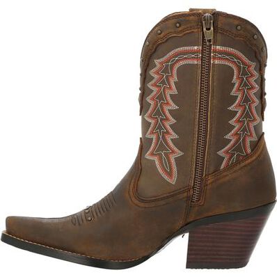 CRUSH™ BY DURANGO® WOMEN'S BROWN ONYX BOOTIE WESTERN BOOT