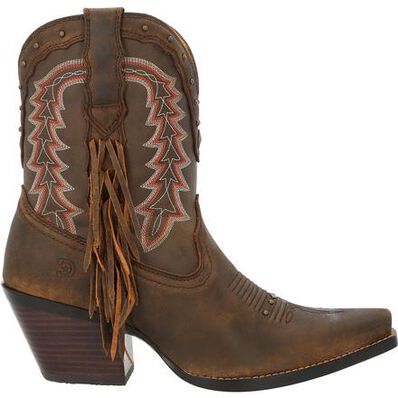 CRUSH™ BY DURANGO® WOMEN'S BROWN ONYX BOOTIE WESTERN BOOT
