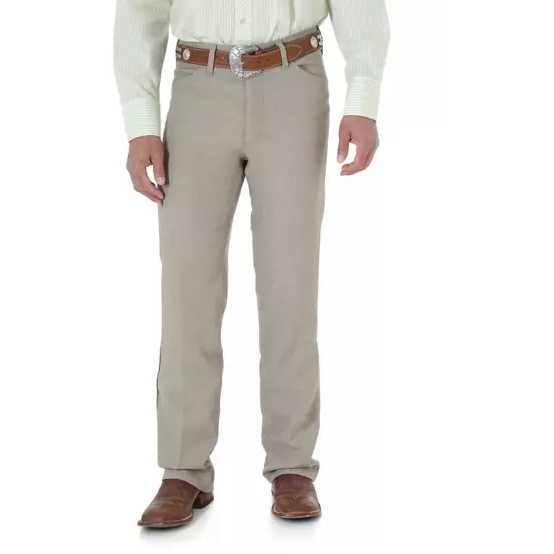 WRANGLER WRANCHER® HEATHER TAN DRESS JEAN - CWesternwear