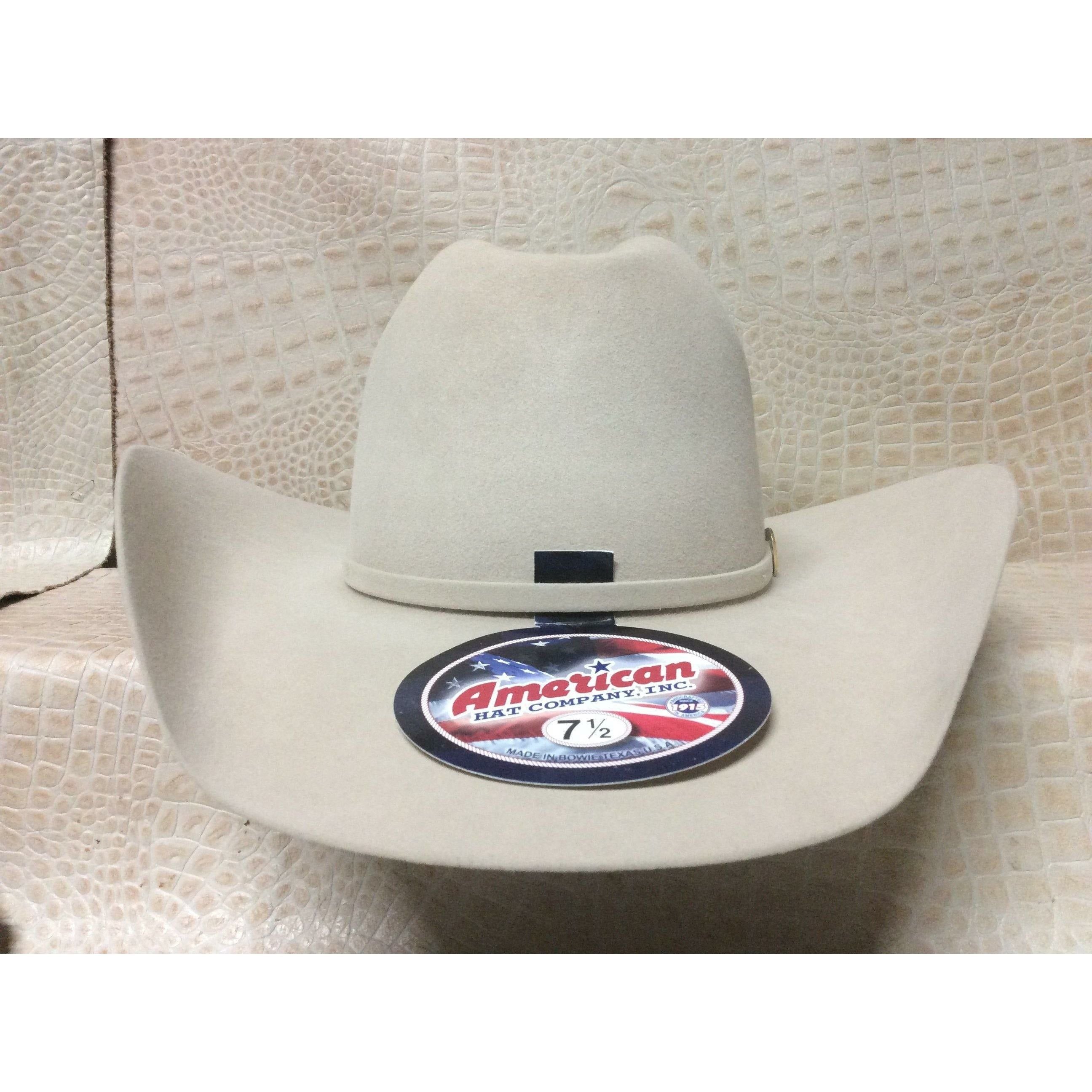American Hat Co. Silverbelly 10X Beaver Fur Felt Cowboy Hat Western Rodeo - CWesternwear