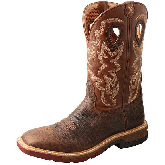 Twisted X Men’s 12″ Western Work Boot with CellStretch® – WP