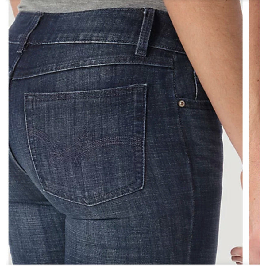 WOMEN'S WRANGLER STRAIGHT LEG JEAN IN DS WASH